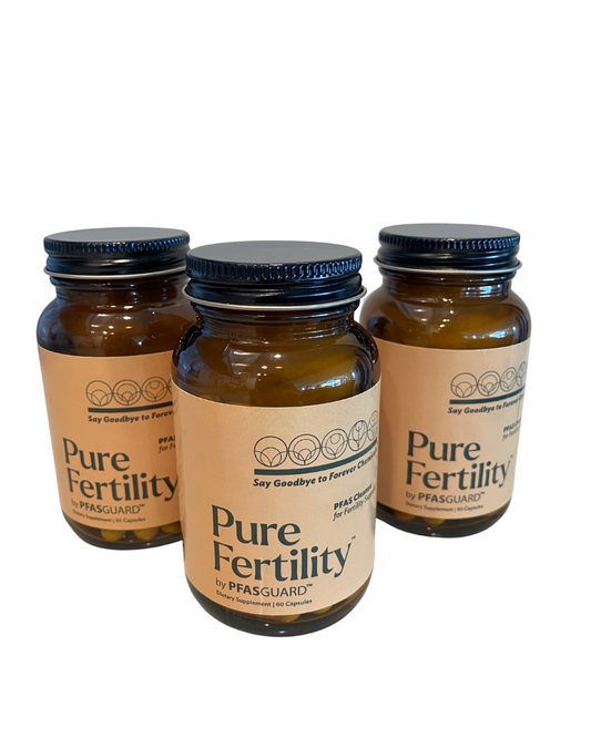 PureFertility Microplastic PFAS Toxicity Cleanse | 3 Month Program for Fertility Support for Women and Men